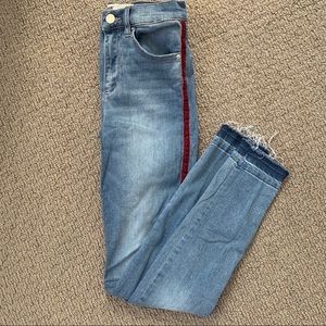 Garage Light Wash Skinny Jeans